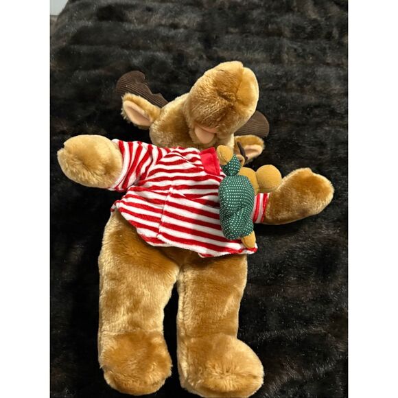 Moostletoe And Littletoe Moose Plush 18" Unmoostakable Friendship Stuffed Toy - Picture 6 of 6